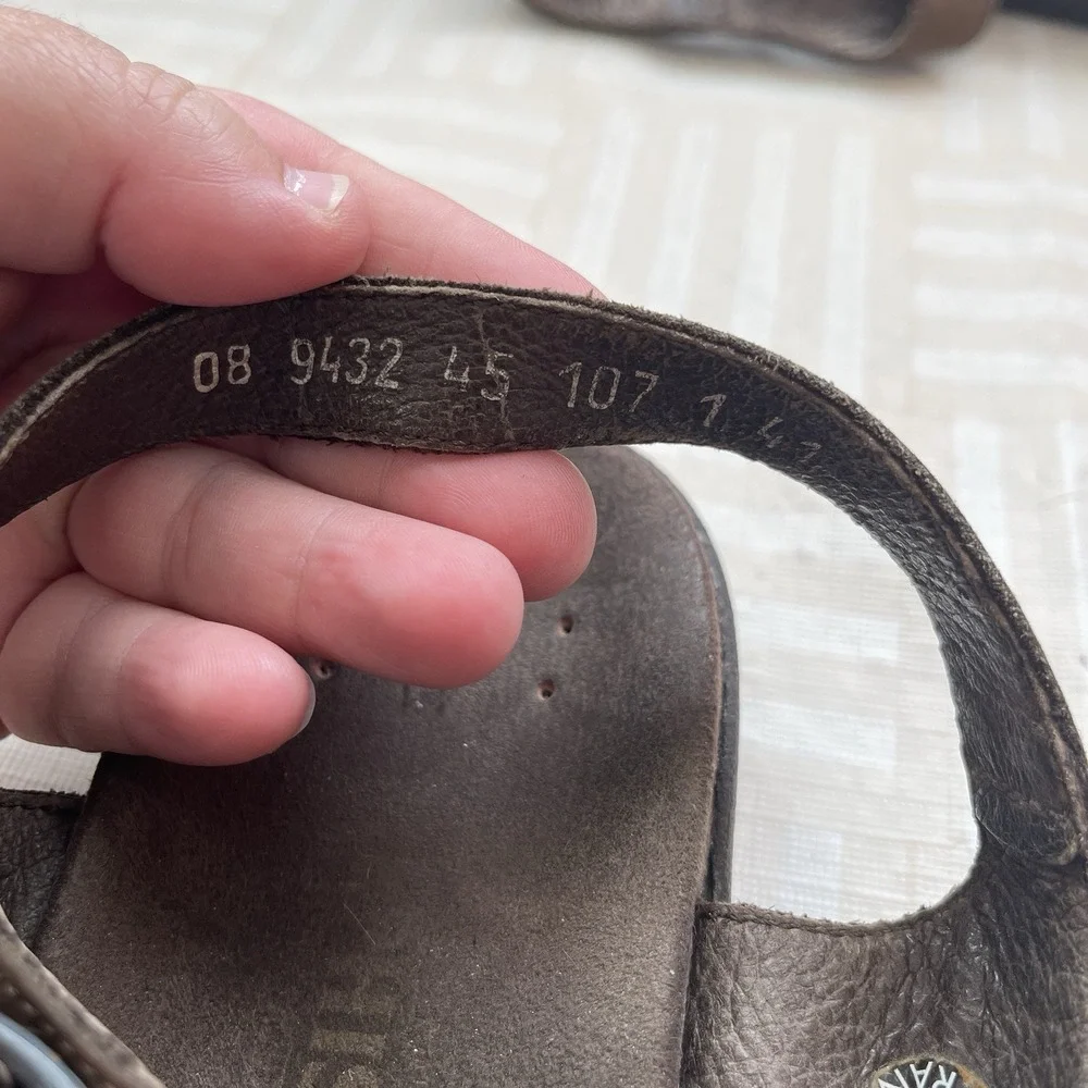 Mephisto brown strappy